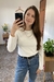 Blusa Suede Branco