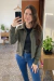 Jaqueta Bomber Suede
