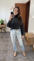 Imagem do Tricot Gola Preto Mescla