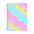 Caderno A5 Ondas coloridas