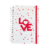 Caderno A5 Love vermelho