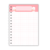 Caderno A5 coelho branco (Rosa) - Coleção fofura na internet