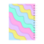 Caderno A5 Ondas coloridas - Blumy