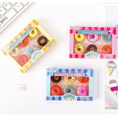 Kit Mini Borrachas em Formato de Donuts