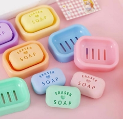 BORRACHA SABONETE EM COR PASTEL - comprar online