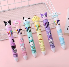 Caneta 10 Cores Sanrio - Fofura Multicolorida - comprar online