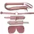 Kit Bondage BDSM 4 Piezas Rosa - comprar online