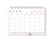 Calendário de Mesa Flores na internet