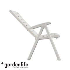 SILLON GARDEN LIFE F76000 IPANEMA 5 POS. BLANCO - comprar online