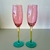 Jogo de taças Rosa champagne - comprar online