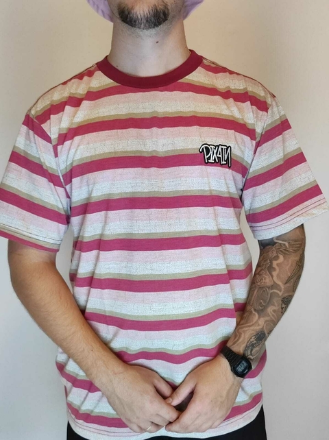 CAMISETA PIXAIN VERMELHO E BRANCO