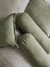 Almohadones en tussor color verde.