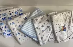 Mantilla recibidora de algodon