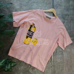 Remera Over doble estampa