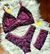 CONJUNTO LOLITA COM PERNEIRA BICOLOR PLUS SIZE