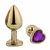 PLUG ANAL DOURADO CORAÇÃO (P) - Crystal Moda Intima
