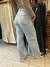 Jean ancho c/bolsillos celeste - comprar online