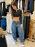 Jean skater ancho azul