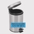 LIXEIRA DE AÇO INOX 03L - comprar online