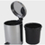 KIT 02 LIXEIRAS DE AÇO INOX 05 LITROS E 02 ESCOVA SANITÁRIA INOX COM SUPORTE - comprar online