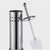 KIT 02 LIXEIRAS DE AÇO INOX 05 LITROS E 02 ESCOVA SANITÁRIA INOX COM SUPORTE - loja online
