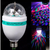 lâmpada de led colorida giratória - lâmpada de led festiva - envio imediato