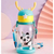 garrafa de água infantil- panda unicórnio super heroi - comprar online