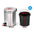 Lixeira Banheiro Aço Inoxidável 5L - Lixeira Inox - Shop Mais Variedades