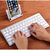 teclado branco sem fio bluetooth padrão apple - comprar online