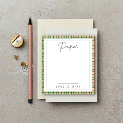 TARJETAS PARA MENSAJE DÍA DEL PADRE . CUADRILLÉ . - comprar online