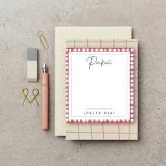 KIT DÍA DEL PADRE . CUADRILLÉ . Tags + Tarjetas para mensaje - tienda online