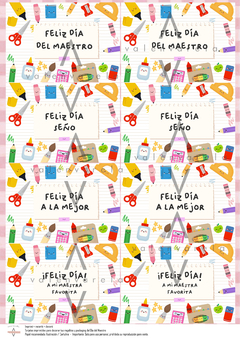 TAGS . DÍA DEL MAESTRO . - valenvarela diseños imprimibles