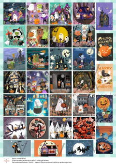STICKERS HALLOWEEN 24 - tienda online