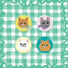 STICKERS COMO PERROS Y GATOS