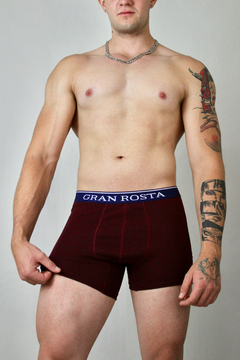 Bóxer color vino para hombre Gran Rosta, con ajuste perfecto y tela transpirable. Estilo elegante y comodidad para el día a día.