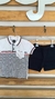 CONJ. POLO M/ MALHA / BERMUDA SARJA COM ELASTANO/TAM: 2/MASCULINO