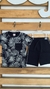 CONJ. CAMISETA M/MALHA / BERMUDA MOLETINHO/TAM: 3/MASCULINO