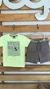 CONJ. CAMISETA M/MALHA / BERMUDA SARJA COM ELASTANO/TAM: 3/MASCULINO