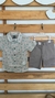 CONJ. CAMISA TRICOLINE / BERMUDA SARJA COM ELASTANO/TAM: 3/MASCULINO