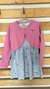 CONJ. VESTIDO COTTON / BOLERO MOLECOTTON/TAM: 8/FEMININO