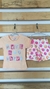 CONJ. BLUSA E SHORTS SAIA M/MALHA/TAM: 4/FEMININO