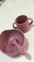 KIT BOWL DE SUCÇÃO COM COLHER E COPO DE TREINAMENTO