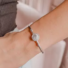 Semiesclava medalla VÑ/ES con app plata