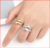 Ouro e prata cor abraço mãos anel para mulheres e meninas, dedo jóias, design simples, elegante - comprar online