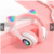 Fones De Ouvido Bluetooth Originais Gato Colorido Arco-Íris RGB Luz De Fundo Sem Fio 5.3 TF FM Stereo Hifi Sound Gaming Earbuds Para na internet