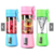 Mini Liquidificador Portátil Shake Juice Cup 6 Laminas 380ml + Cabo USB - MEGA  SEDUÇAO