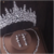 Itacazzo-Conjunto Headwear Coroa para Mulheres, Tiaras de Quatro Peças, Cor Prata, Colar e Brincos, Adequado para Casamento, Aniversário, Moda - loja online