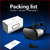 VRG Pro X7 3D VR Óculos Blue Light Eye Protective Virtual Reality Helmet com controlador para 5-7 Inch Smart Android IPhone