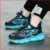 Sapatilhas casuais para crianças, Sapatos de tênis confortáveis para crianças, Sapatos esportivos escolares para meninos, Tênis de basquete infantil,