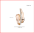 Dckazz-Incrustado Cristal Brilho Brincos Gota para Mulheres, Sexy Twist Wrap, Jóias Luxuosas, Presente de Natal, Moda na internet